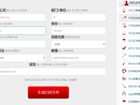 CSR文件在线生成工具/ssl证书检测工具