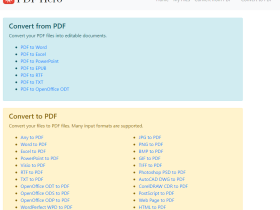 免费PDF在线转换工具 pdfhero