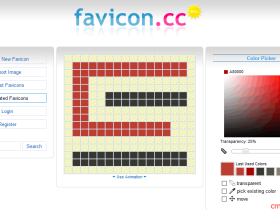 在线编辑favicon的网站 favicon.cc